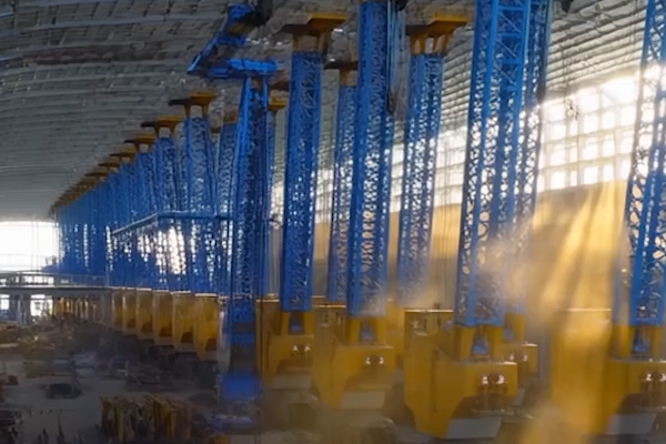 Crane-manufacturing-workshop